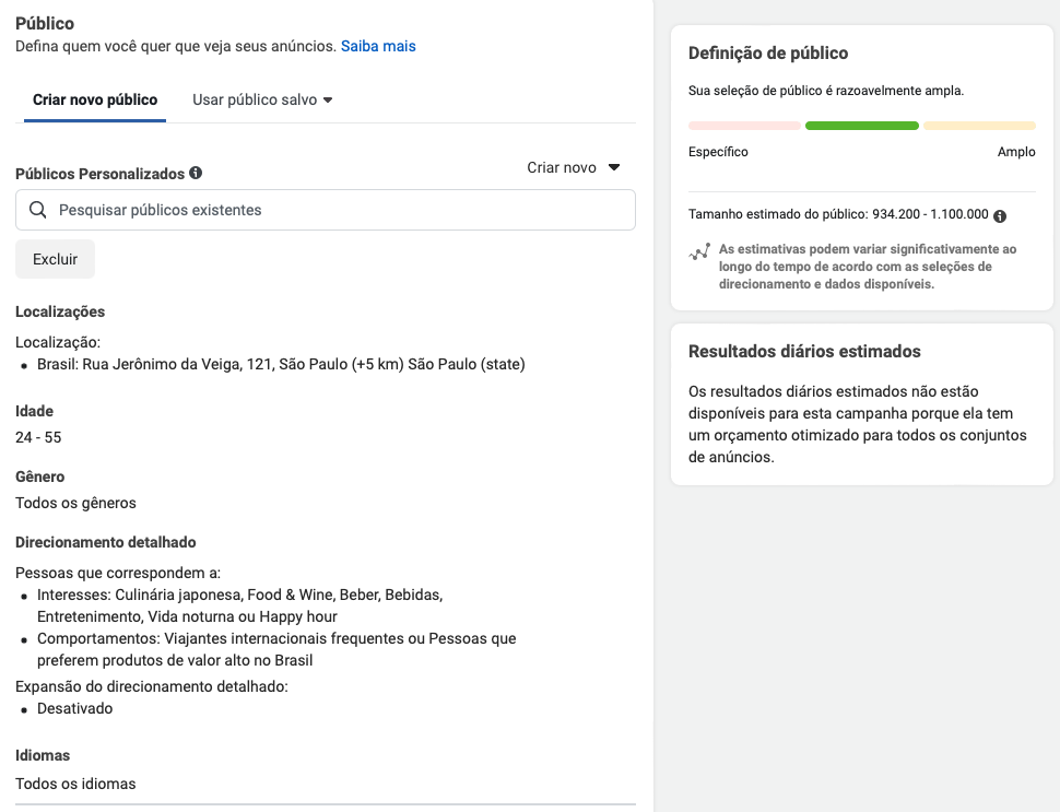 Segmentação de público para tráfego pago no Facebook Ads 